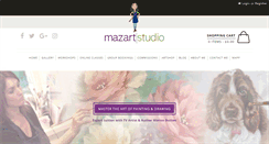 Desktop Screenshot of mazartstudio.co.uk